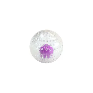 Outward Hound, Nubbiez Treat & Squeak Dog Ball, Purple, Large